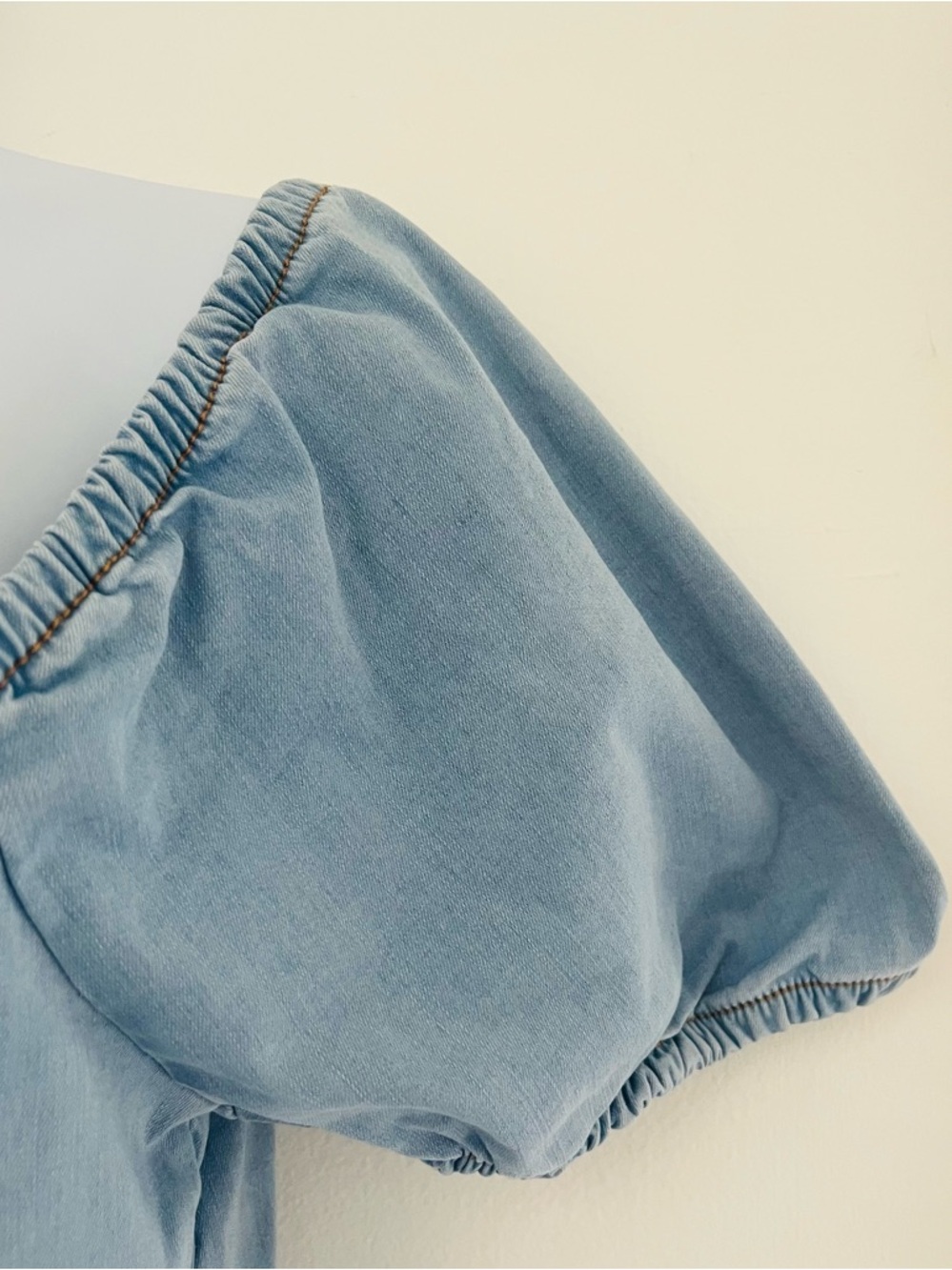 Sanctuary After Me Fitted Denim Mini Dress Open Skies Blue Size 6 - Picture 6 of 11